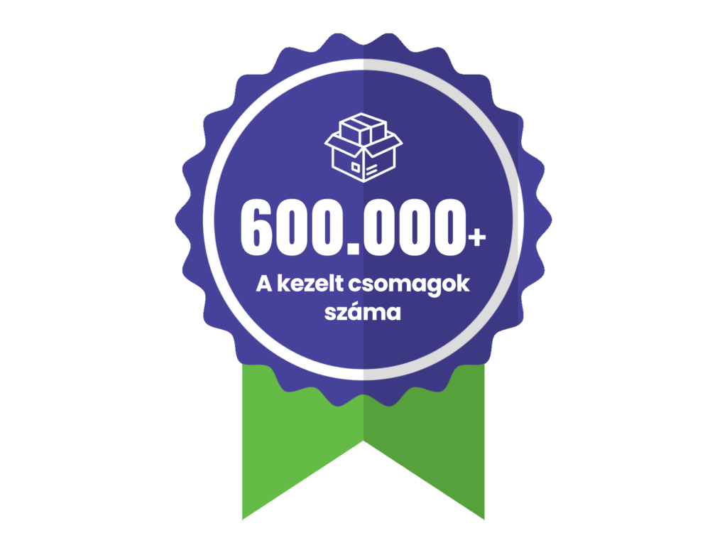 600.000+ kezelt csomag